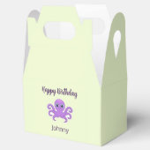 可愛い紫のタコ緑 フェイバーボックス (オープン)