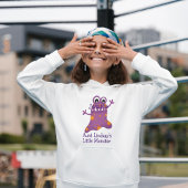 可愛い紫の漫画ブロブモンスター子供へおもしろい