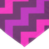 可愛い紫ピンクシェブロン小さなテーブルクロス テーブルクロス (アングル)