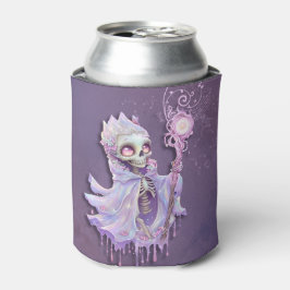 可愛い紫色のスケルトンの魔法のメロディー。 缶クーラー