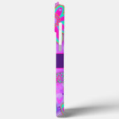 可愛い紫色の花名ガーリーおもしろい Case-Mate iPhoneケース (裏面 / 左)