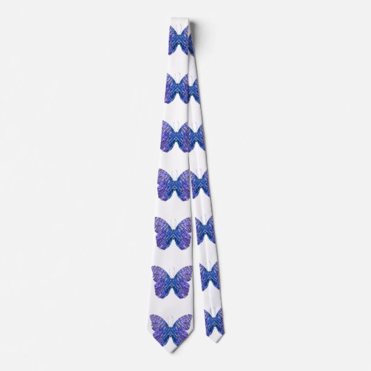 可愛い紫色の蝶ネクタイ ネクタイ (正面)