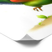 可愛い絵を描ジェンデーの写真 ポスター (角)