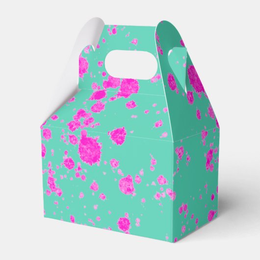 可愛い絵を描子供誕生会お願い箱 フェイバーボックス (正面サイド)