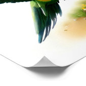 可愛い絵を描山のデジタルAPO Lorikeet ポスター (角)