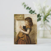 可愛い絵画はがき ポストカード (スタンド正面)