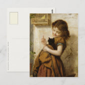 可愛い絵画はがき ポストカード (正面/裏面)