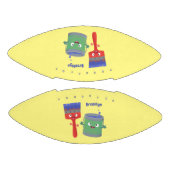 可愛い絵筆絵を描と漫画 アメリカンフットボール (パネル)