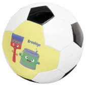 可愛い絵筆絵を描と漫画 サッカーボール (3/4)