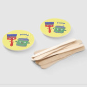 可愛い絵筆絵を描と漫画 ハンドファン (組立なし)