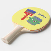 可愛い絵筆絵を描と漫画 卓球ラケット (正面アングル)