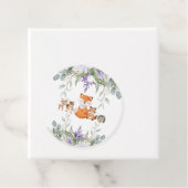 可愛い緑の森の動物の森の持ち込み フェイバータグ (インサイチュ)