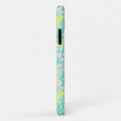 可愛い緑の黄色の花柄 Case-Mate iPhoneケース (裏面/右)