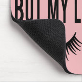 可愛い美容師まばたきメイクアップアーティストギフト マウスパッド (コーナー)