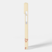 可愛い美的iPad頭が切れるカバー Case-Mate iPhoneケース (裏面 / 左)