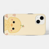 可愛い美的iPad頭が切れるカバー iPhoneケース (裏面横)