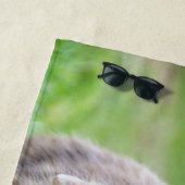 可愛い耳の垂れたウサギ ビーチタオル (インサイチュ)