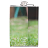 可愛い耳の垂れたウサギ フラスク (裏面)