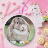 可愛い耳の垂れたウサギ ペーパープレート (パーティー)