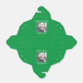 可愛い聖パトリックの日グリーン怠惰な犬の好意ボックス フェイバーボックス (折り畳みなし)