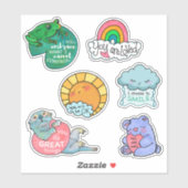 可愛い肯定キッズカスタムメンズカットビニールシール シール (シート)