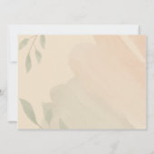 可愛い背景要素を持つサンキューカード (裏面)