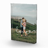 可愛い脚本お洒落カップルが大好き フォトブロック (右)