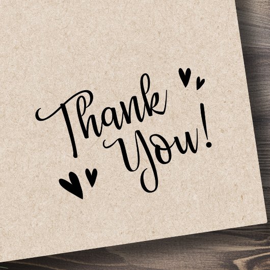 可愛い脚本とハート感謝してい君 ラバースタンプ