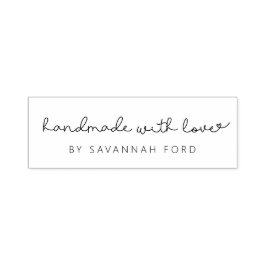 可愛い脚本シンプルの愛で手作り セルフインキングスタンプ