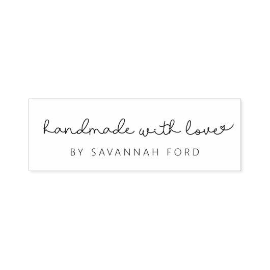 可愛い脚本シンプルの愛で手作り セルフインキングスタンプ (デザイン)