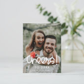 可愛い脚本応援2026年正月写真 ポストカード (スタンド正面)