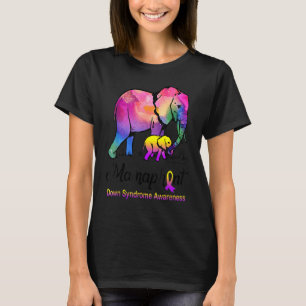 可愛い自己免疫性肝炎ママ象乳房動物A Tシャツ