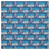 可愛い自閉症マムブルー ファブリック (見本)