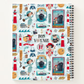 可愛い航海の青い赤い海パタガーリーーン ノートブック (裏面)