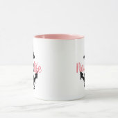 可愛い航海のNAUTI LIFEスクリプトといかり | マグカップ (中央)