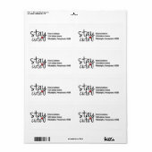 可愛い船積みラベル ラベル (フルシート)