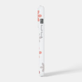 可愛い花のスマホケース iPhoneケース (左側面)