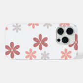 可愛い花のスマホケース iPhoneケース (裏面横)