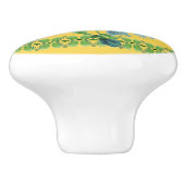 可愛い花のセラミック引き出しプル セラミックノブ (側面)