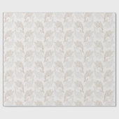 可愛い花の包み紙 ラッピングペーパー (フラット)