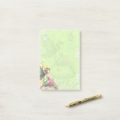 可愛い花の妖精アート ポストイット (デスク上)