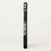 可愛い花柄のイニシャル２文字モノグラム Case-Mate iPhoneケース (裏面/左)