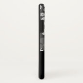 可愛い花柄のイニシャル２文字モノグラム Case-Mate iPhoneケース (裏面/右)