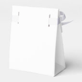 可愛い花柄の十字架 洗礼 フェイバーボックス (裏面サイド)