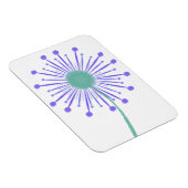 可愛い花柄の背景 マグネット (右側)