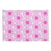 可愛い花柄の背景 枕カバー (裏面-右)