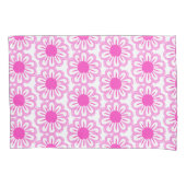 可愛い花柄の背景 枕カバー (正面左)