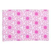 可愛い花柄の背景 枕カバー (正面右)