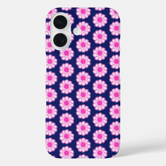 可愛い花柄の背景 Case-Mate iPhoneケース (裏面)