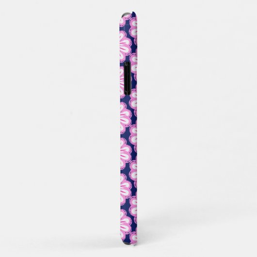 可愛い花柄の背景 Case-Mate iPhoneケース (裏面/右)